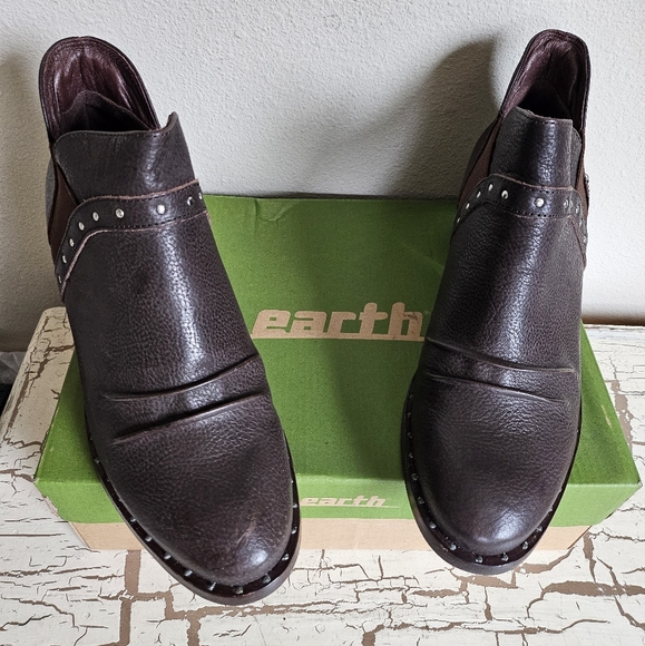 Earth Delrio Bark Leather 7.5 Excellent Overall Condition - Picture 2 of 7
